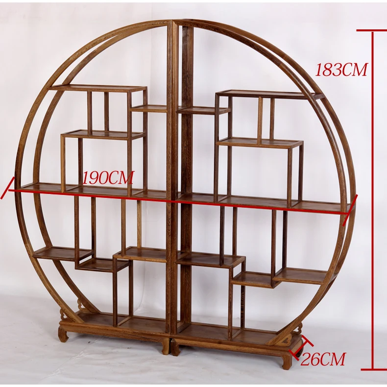 Meuble rangement гостиная 2019 деревянная мебель шкаф витрина потертый шик armoire de Curio полки