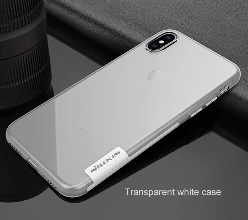 Прозрачный мягкий чехол Nillkin Nature из ТПУ для iPhone XS Max XR прозрачный силиконовый