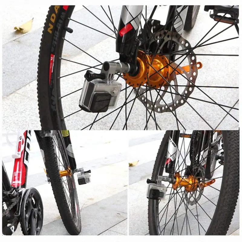 Портативная велосипедная камера с креплением на ступицу кронштейн для