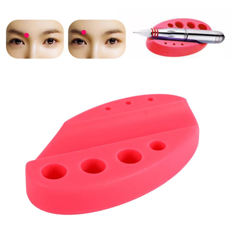 Овальный силиконовый держатель для инструментов татуировки подставка