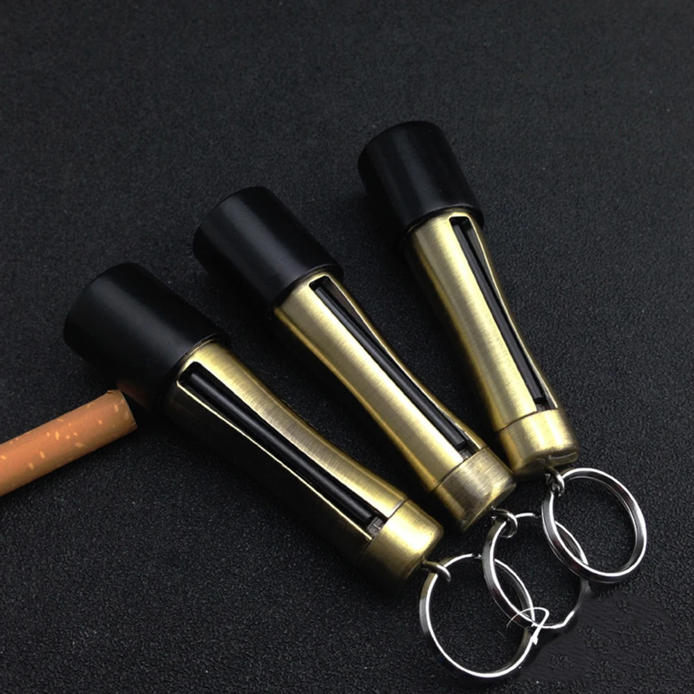 Новый Перманентный Матч зажигалка с брелоком Кемпинг пляжи Fire Starter кремневый