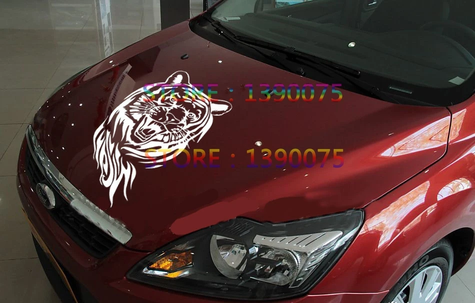 

Tiger Car Stickers for Hood, Spare Tire Wheel Decal case for RAV4, CRV, Q5, Q7, Tiguan, Touareg, SUV