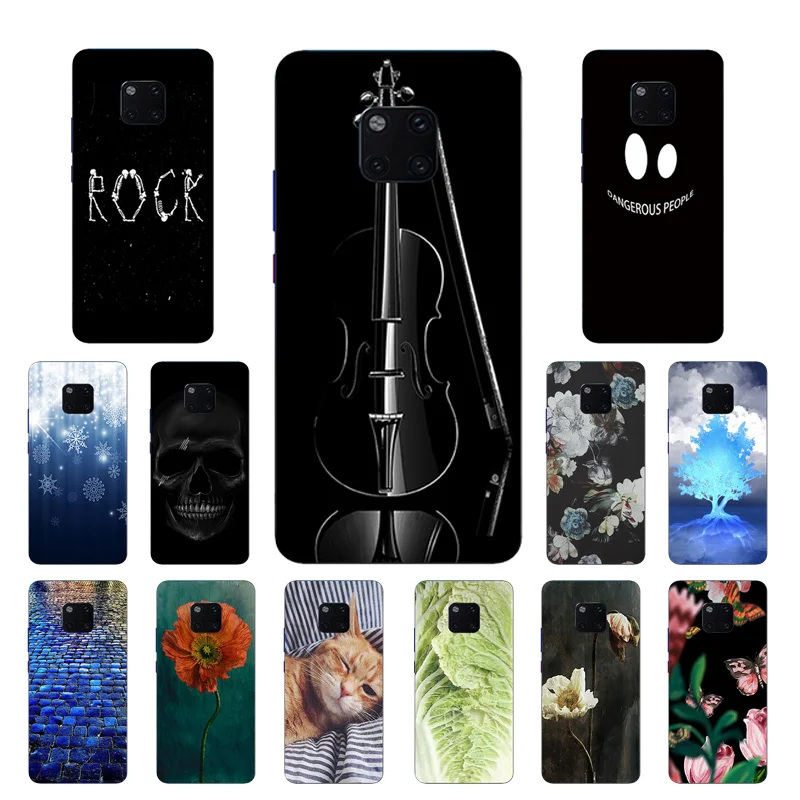 Капа для huawei Коврики 20 Pro Ультра тонкий силиконовый Мягкий задняя крышка 6 39