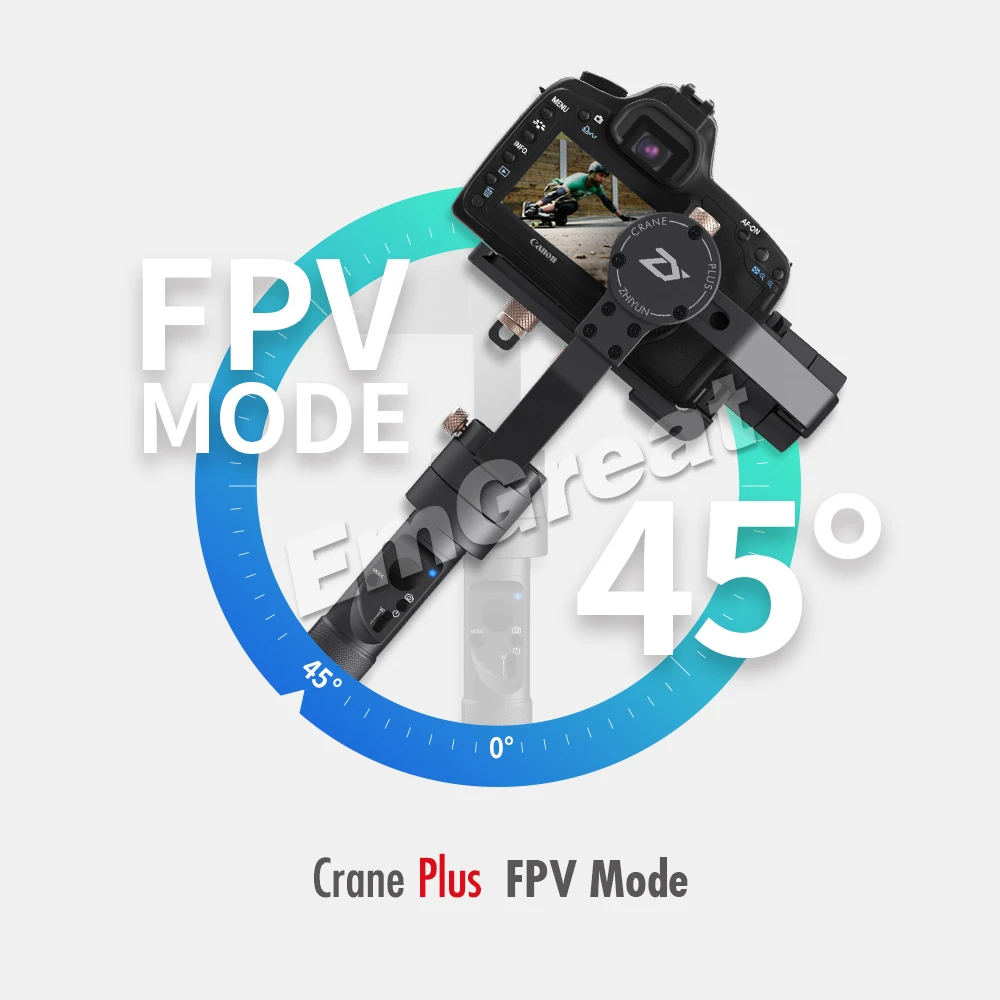 3 осевой ручной шарнирный стабилизатор ZHIYUN Crane Plus нагрузка 2 5 кг Для беззеркальных