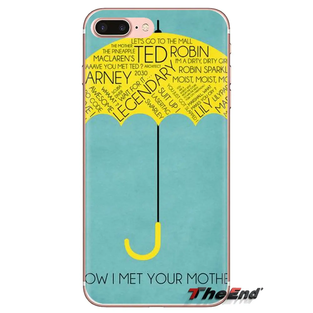 Transparent TPU Covers For Xiaomi Redmi 4A S2 Note 3 3S 4 4X 5 Plus 6 7 6A Pro Pocophone F1 HIMYM How I Met Your Mother Umbrella |