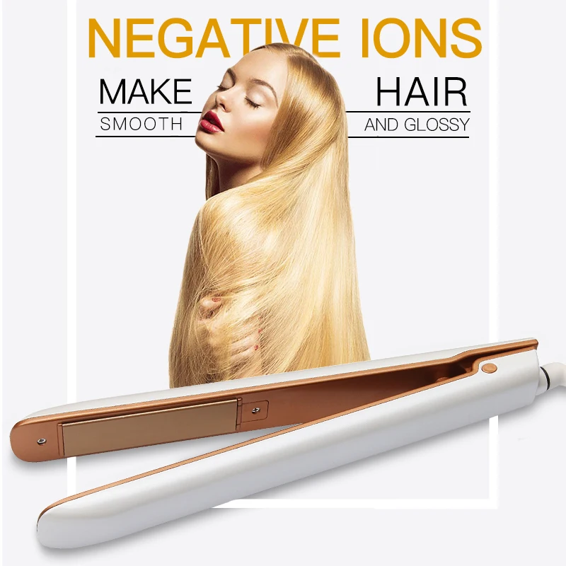 100-230 Degrees Electric Flat Iron Hair Straightener Professional Heating Fast Fasting Portable Styling Tool | Красота и здоровье