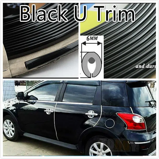 6 м черный интерьер автомобиля Ven сторона внешняя литьевая отделка решетка