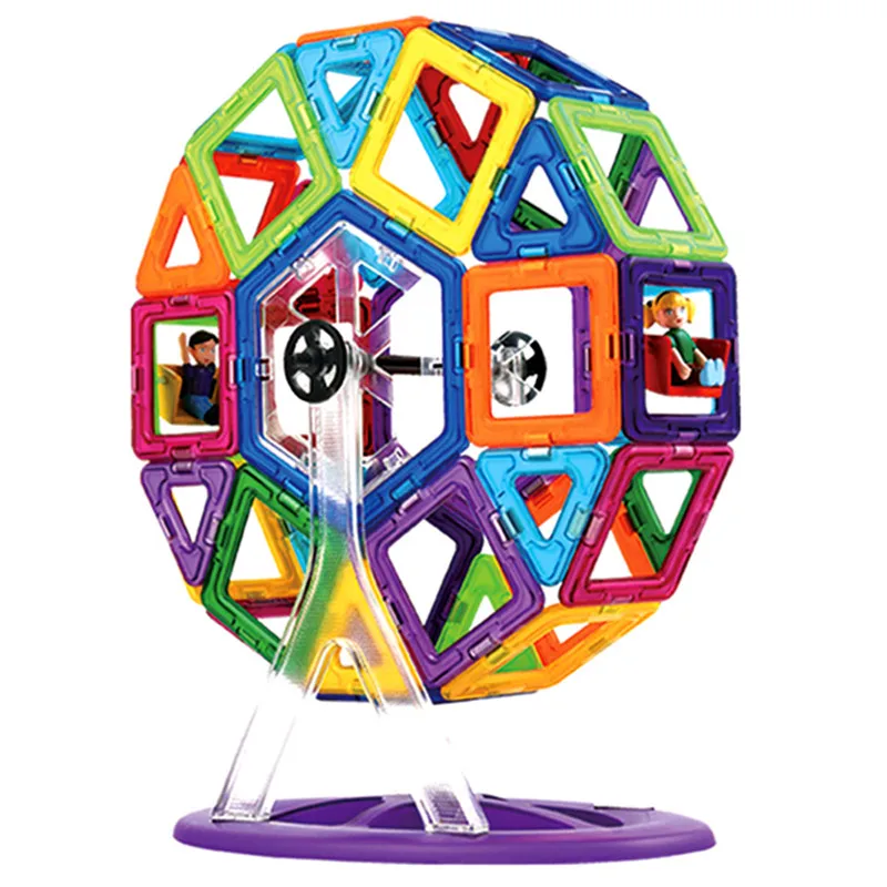 72 шт. Magformers большой размер DIY блоки Магнитный конструктор детский магнит