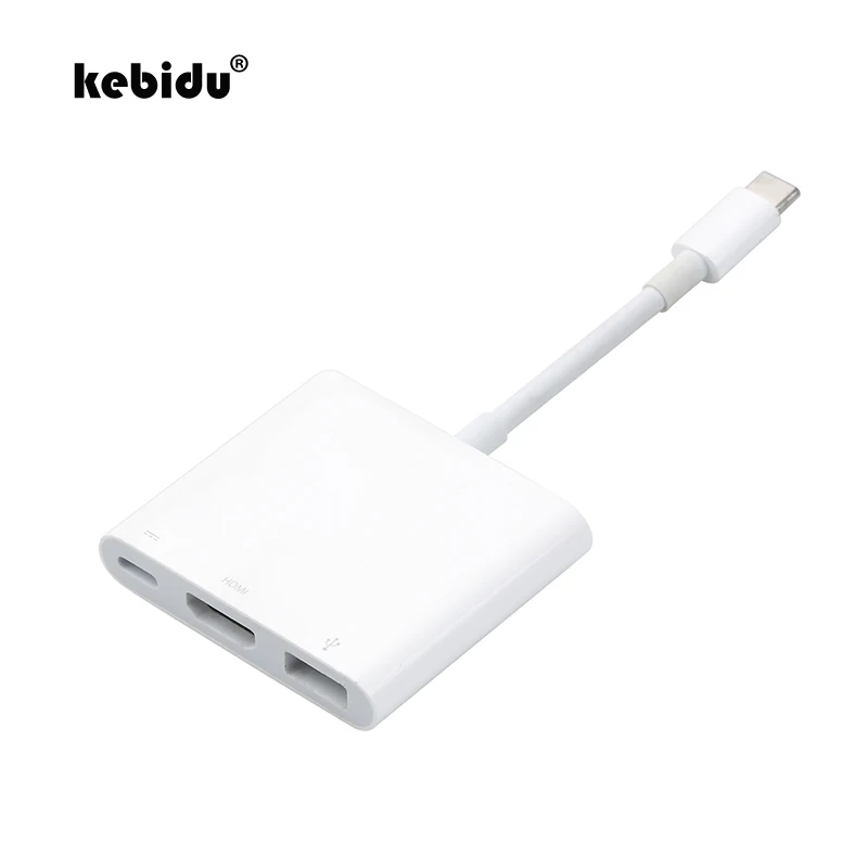 4K 1080P Type-C концентратор USB 3.1 Type c адаптер C к HDMI-совместимый кабель зарядный