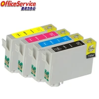 4 pk compatible inkjet cartridge t0921 t0922 t0923 t0924 full ink for epson stylus c91 cx4300 t27 printer with chip