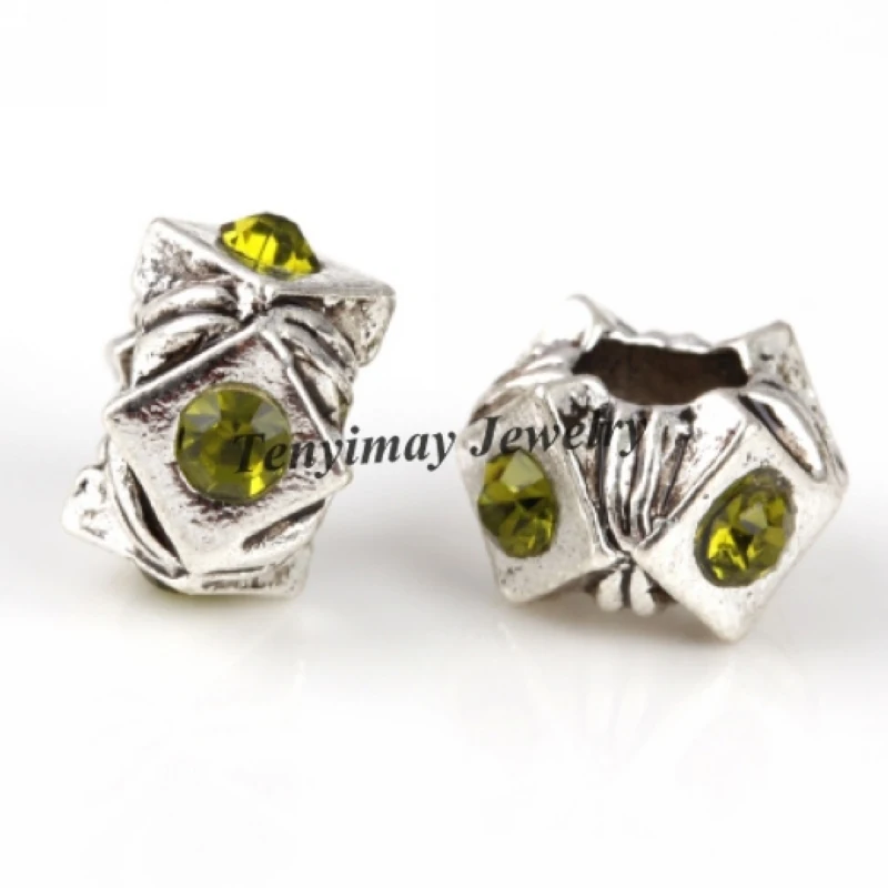 Новое поступление ретро Европейский Шарм Бусины DIY Стразы большое отверстие