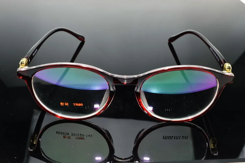 Высококачественные модные женские ацетатные очки ручной работы с красными