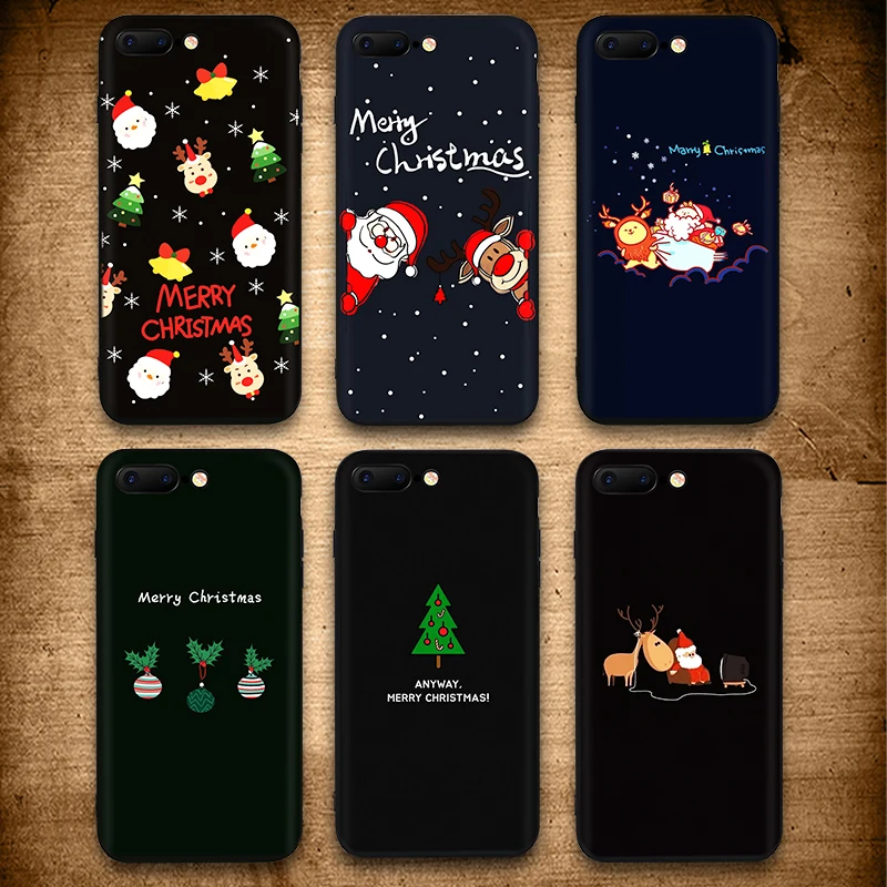 Милый Рождественский Мягкий силиконовый чехол из ТПУ с Санта Клаусом для iphone X 6 7 8