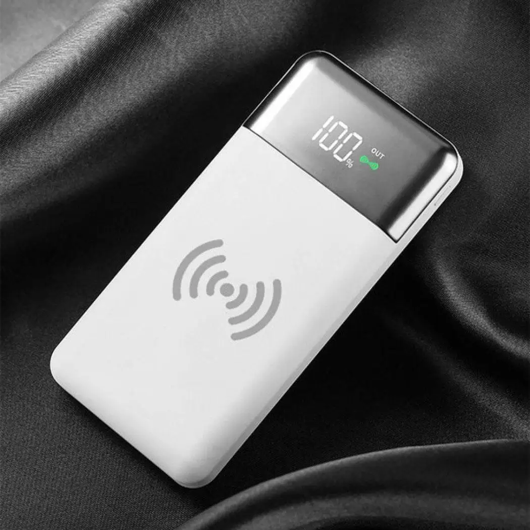 20000 мАч прочный практичный двойной usb порт банк питания светодиодный фонарик