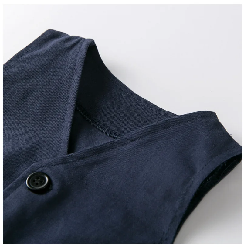 Модный костюм из 3 предметов для маленьких мальчиков жилет + комбинезон с