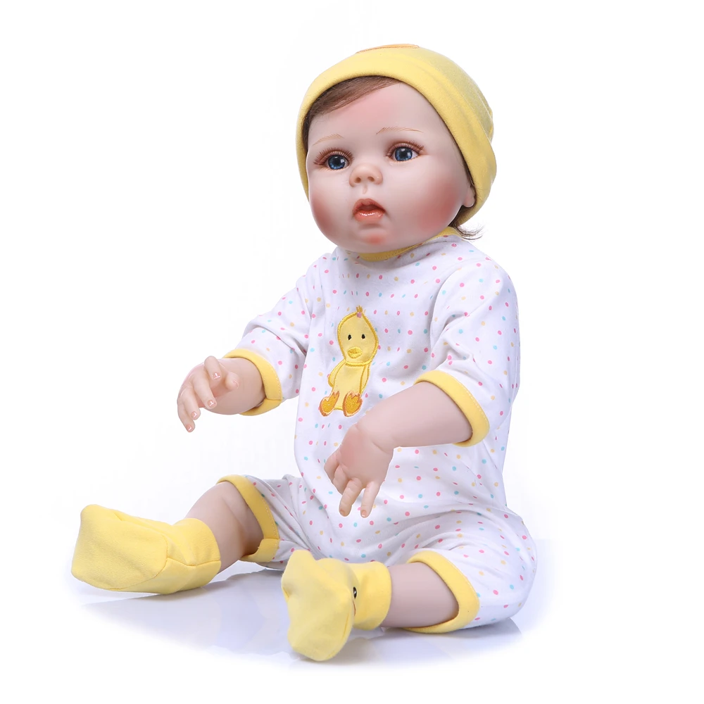 Новый Реалистичные Полный Силиконовые Reborn куклы младенца силикона Bebely