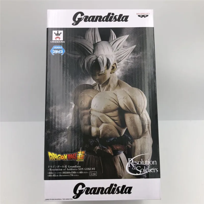 "Dragon Ball SUPER" Banpresto разрешение солдат грандиста росг Коллекционная фигура-Ультра инстинкт Сон Гоку гогета