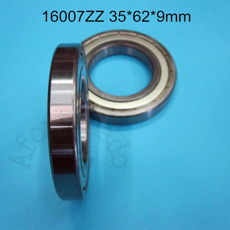 16007ZZ 35*62*9 mm 1Piece free shippping bearing 16007 16007Z 16007ZZ chrome steel deep groove bearing