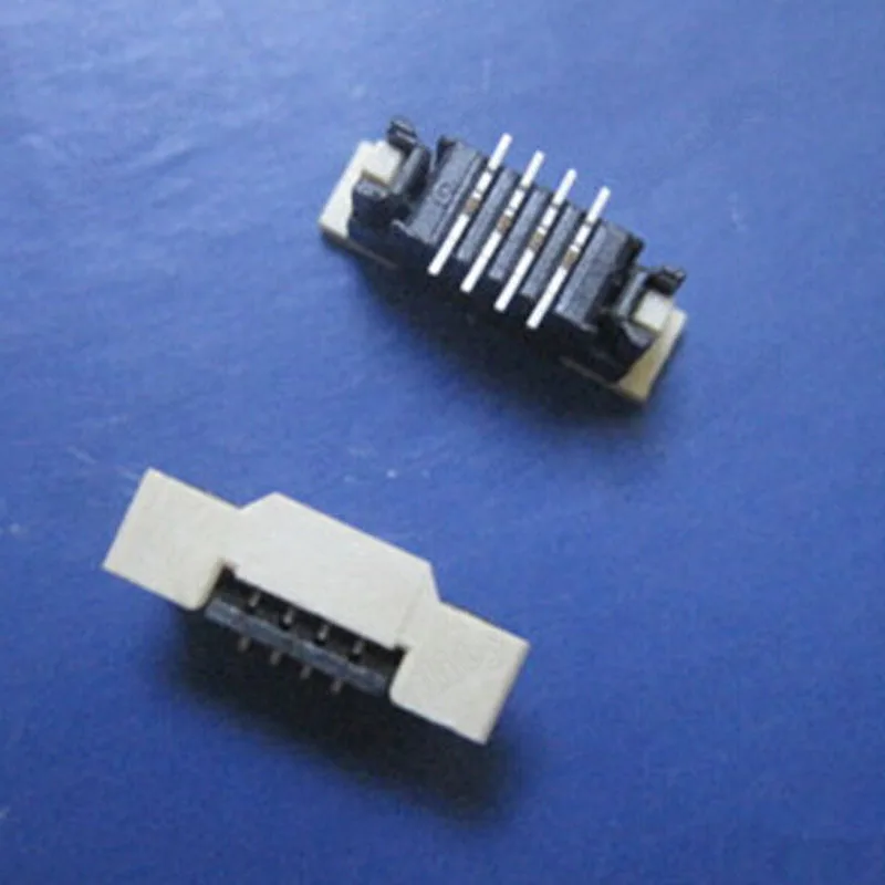 FPC коннектор 1 0 шаг 4 контактный SMT вертикальные SMD шлицевые ножки|connector smt|smd smtsmd pin |