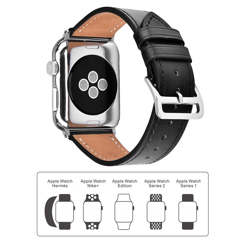 V-MORO 2017 новые часы ремни для Apple Watch 42 мм кожаный ремешок correas 38 iwatch серии 2 1 edition |