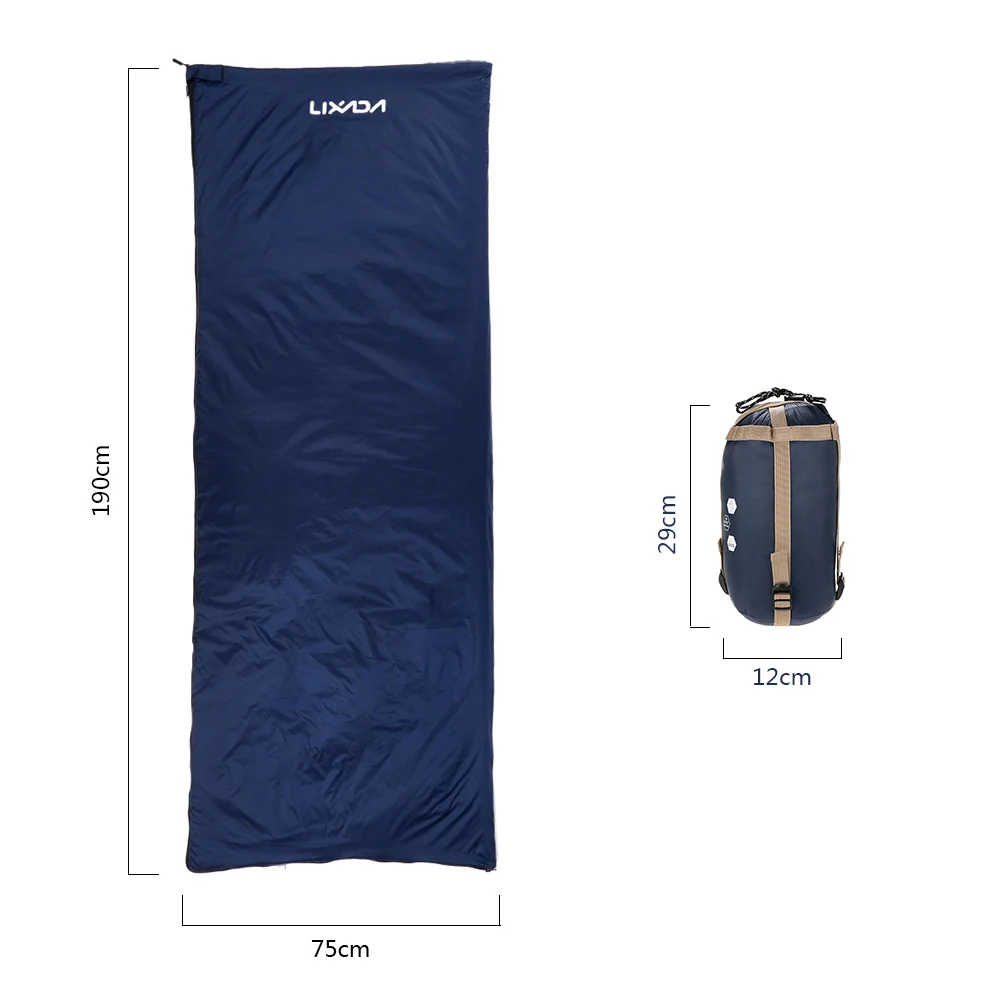 Спальный мешок конверт LIXADA для взрослых 190*75 см|envelope sleeping bag|mini bagsleeping bags camping |