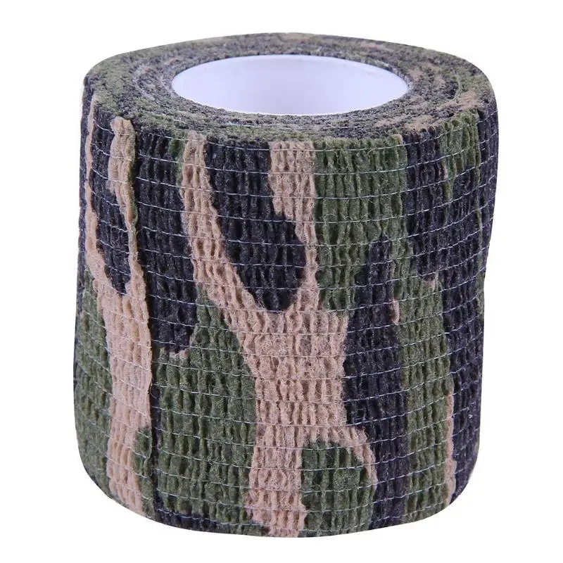 D 5x5 см камуфляж эластичная лента камуфлирующая накидка Camo инструмент для охоты, уличный - Цвет: D