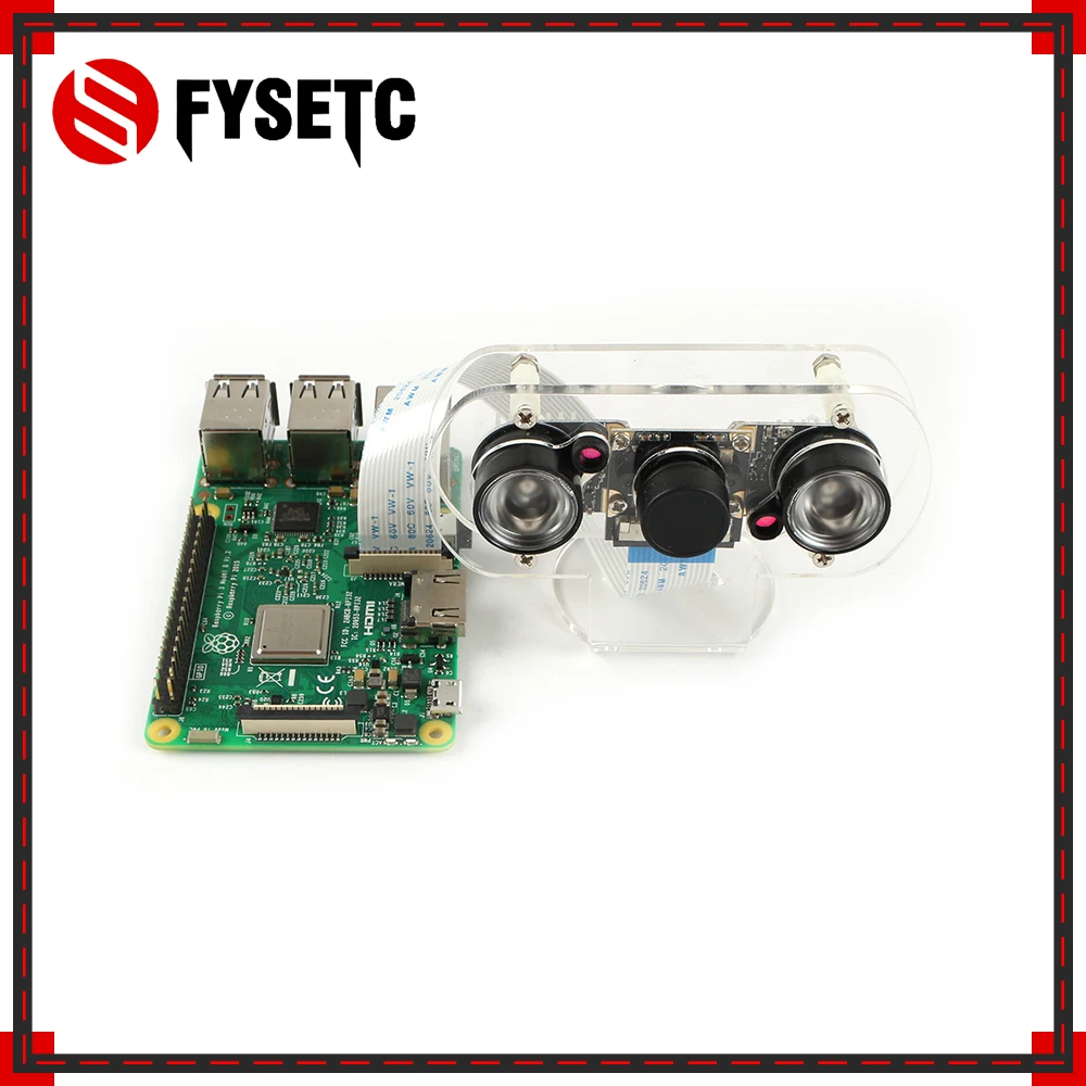 Камера ночного видения Raspberry Pi 3 с углом обзора 130 градусов регулируемая камера