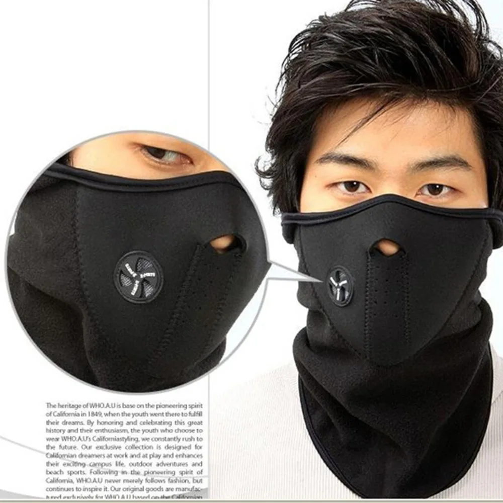 Маска на половину лица для велоспорта ветрозащитная Пылезащитная маска охоты