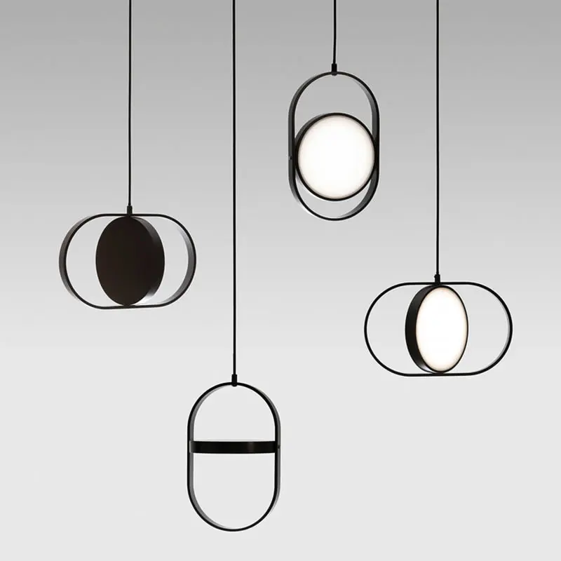 Simple postmodern Designer LED Chandelier fashion living room Kitchen restaurant bedroom bedside Hanging Light Fixtures | Лампы и