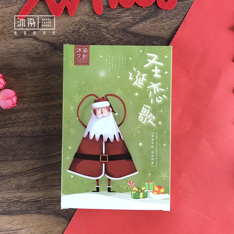 30 sheets/Set Wish you Merry Christmas Postcard /Greeting Card/Message Card/Christmas and New Year gifts