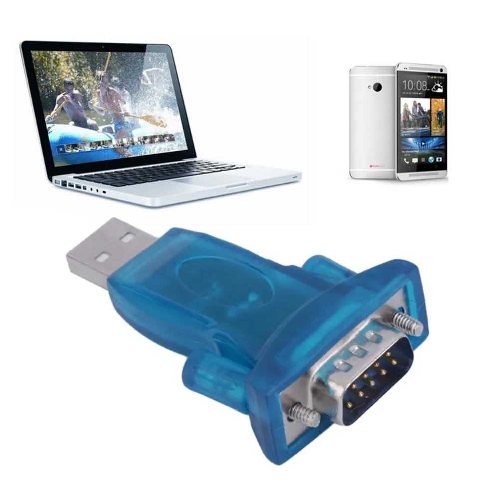Новый последовательный преобразователь USB 2 0 на RS232 9-контактный адаптер для Win7/8