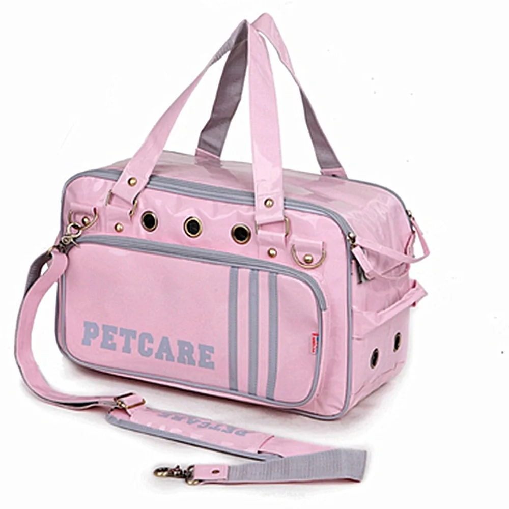 Переносная переноска для собак кошек дорожные сумки средних из лакированной