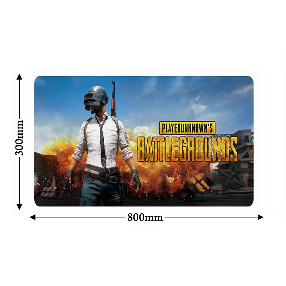 7 Анти-скольжения натуральный каучук PUBG игровой коврик для мыши Мышь Коврик для компьютерной клавиатуры поверхности стола коврик большой Мышь коврик для геймера большой коврик для мыши - Цвет: 7