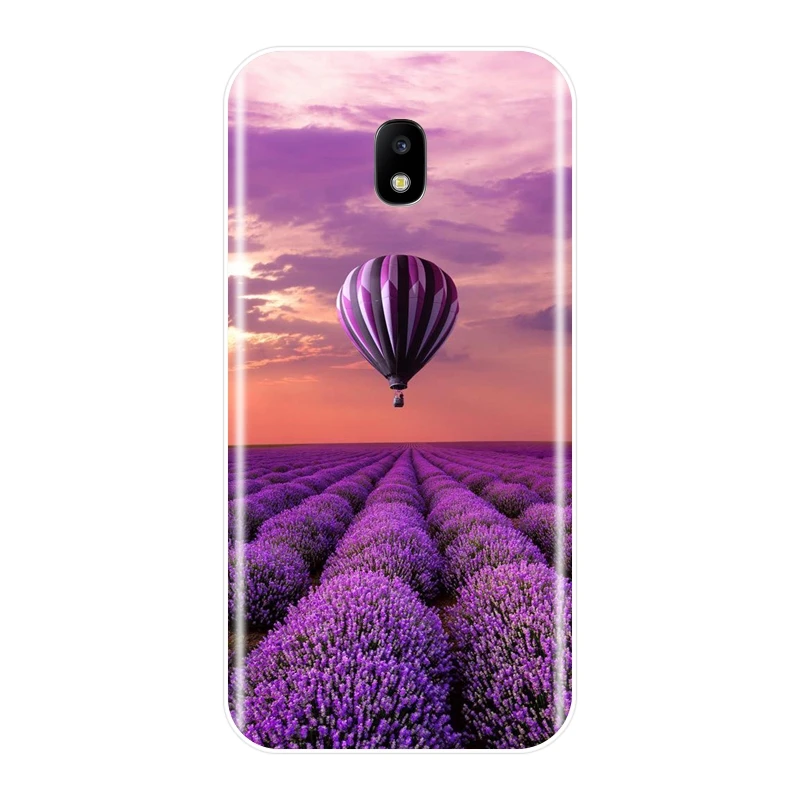 Чехол для телефона Samsung Galaxy J4 J6 J8 Plus силиконовый фиолетовый мягкий чехол накладка