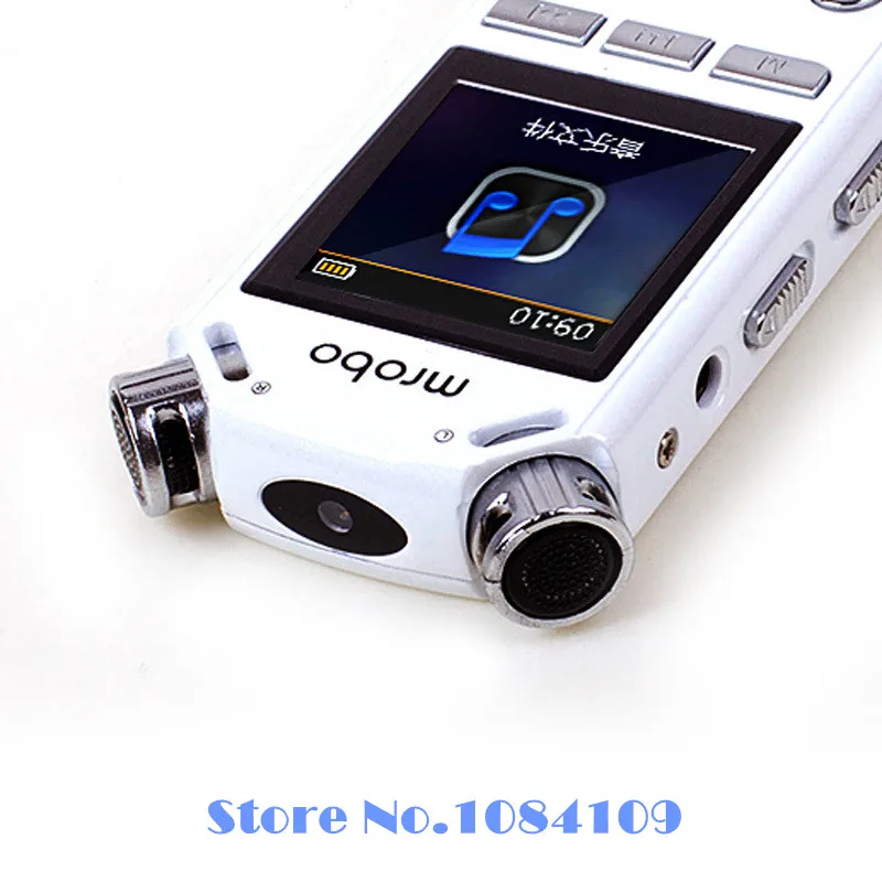 Мини-ручка для камеры Mrobo M58 HD цифровой диктофон 8 ГБ MP3-плеер + наушники |