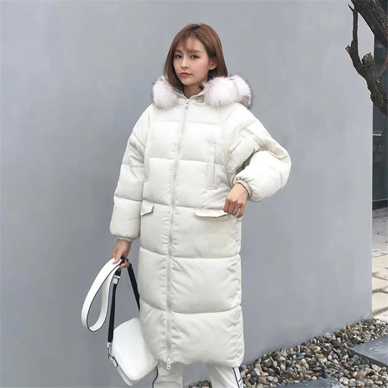 Новинка 2019 свободная дизайнерская зимняя куртка женское меховое пальто с