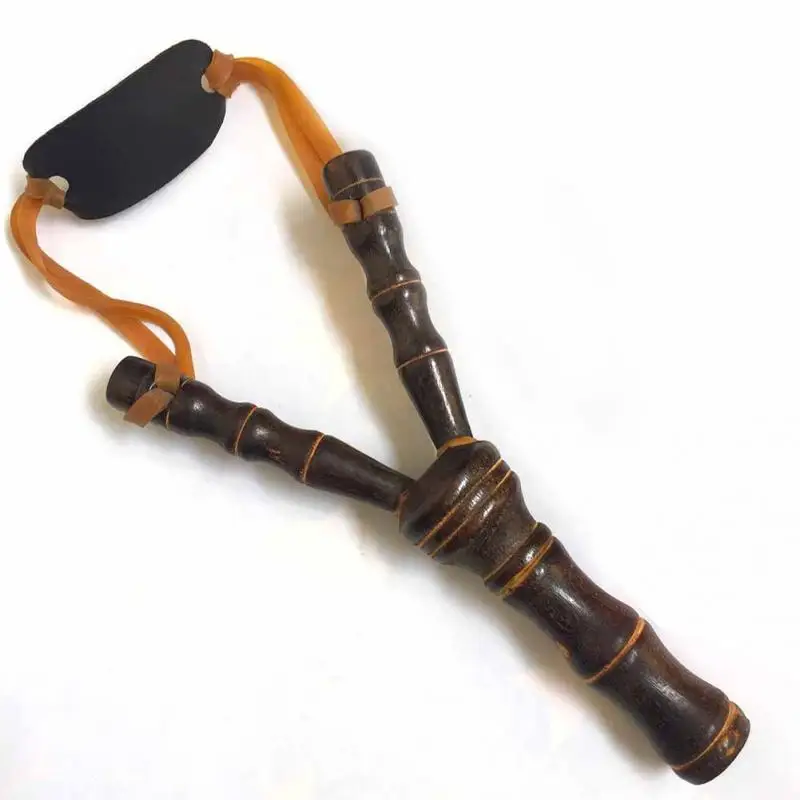 Мощный Sling Shot Bamboo Slingshot Открытый съемка камуфляж лук катапульты Популярные