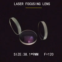 weimeng laser focusing lens 10 pcs 38 19mm f120 jgs1 quartz material 1064nm coating plano convex for laser welding machine