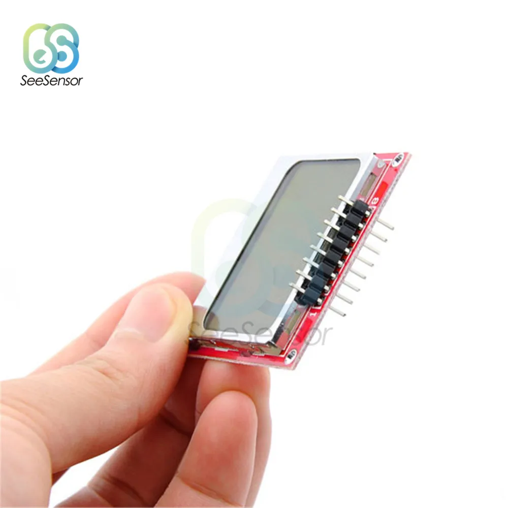 Плата для модуля ЖК дисплея с белой и синей подсветкой 84*48 84x84 Nokia 5110 Arduino Комплект