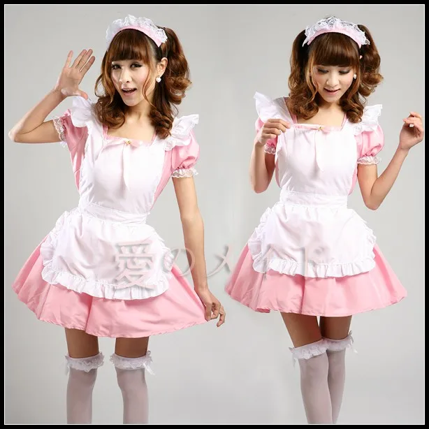 Японский костюм горничной Акихабара супер милая униформа для ресторана