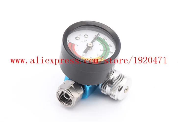 HVLP регулятор пульверизатора для регулировки давления воздуха задний манометр