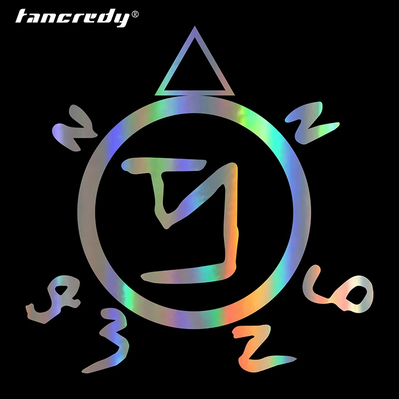 Tancredy 15*15 см сверхъестественные ангельские автомобиля Стикеры футболка с принтом