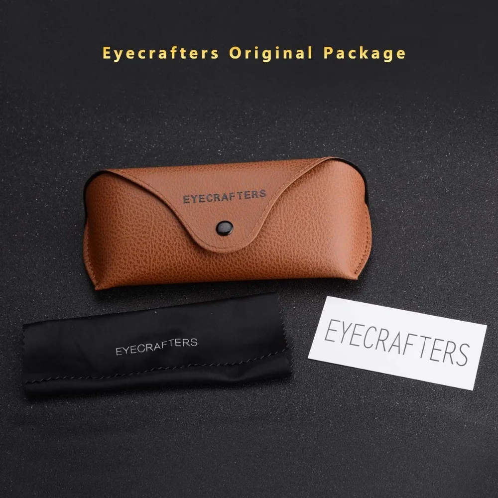 Брендовые солнцезащитные очки Eyecrafters мужские поляризованные зеркальные для