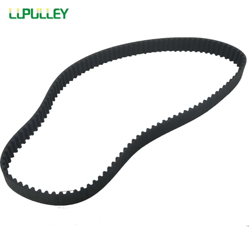 Lupulley S8m Correia Dentada Correia de Borracha Preta Largura 25 30 mm S8m1056 1080 1096 1120 1128 1136 1144 1152 1160 1184 1200 Correia Dentada