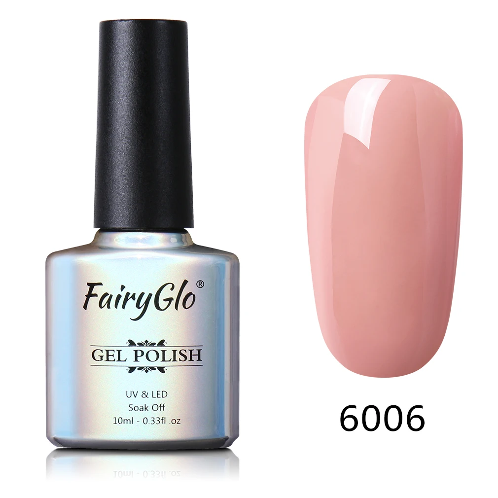 6006 FairyGlo 10 мл 3 в 1 гель для ногтей длинный последний УФ-гель для ногтей один шаг Гибридный гель лак не нужно базовое верхнее покрытие лаковый гель - Цвет: 6006