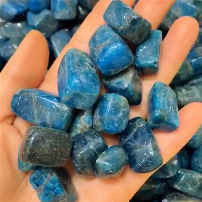 100 г Натуральный Синий Апатит кварцевый кристалл ролл куб счастливый натуральный