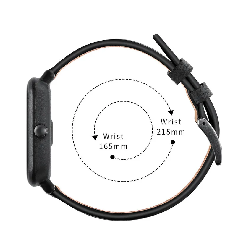 Сменный ремешок для часов из натуральной кожи наручных браслет Xiaomi Huami Amazfit Bip Youth