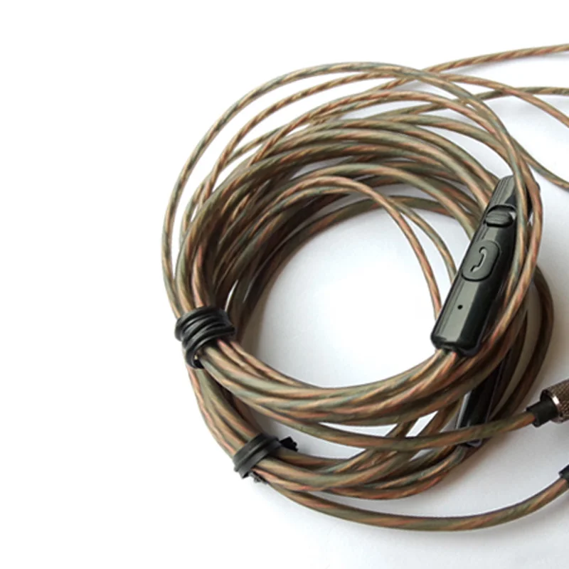 DIY Модернизированный MMCX кабель для Shure se215 se535 se846 Sennheiser ie80 ie8i ie8 TF10 W4R IM50 гарнитура 32