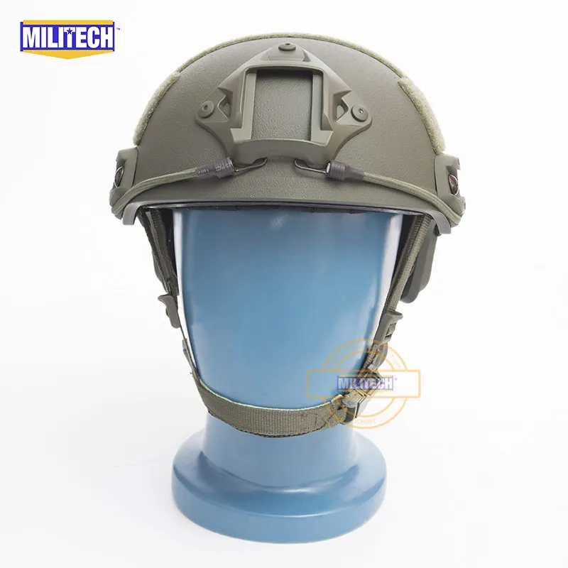 

Шлем тактический MILITECH Green FA, с высоким вырезом, для тренировок, из АБС-пластика, страйкбола