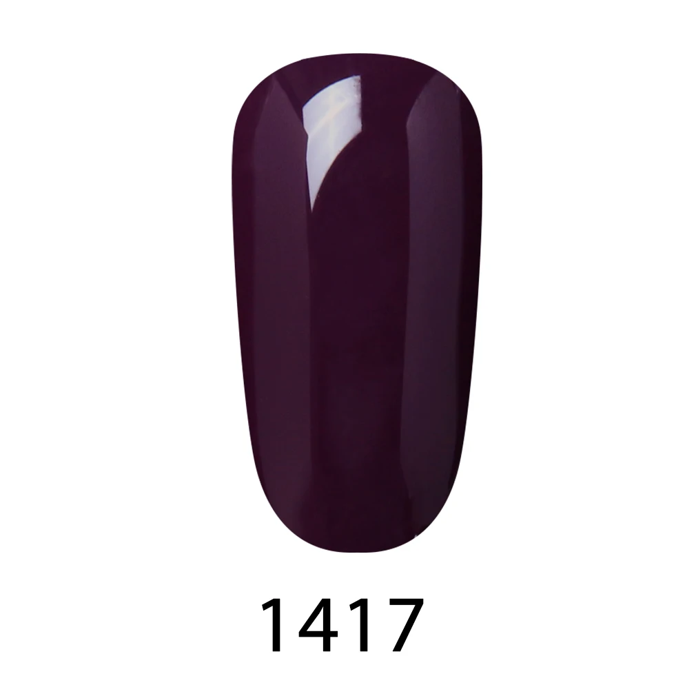 1417 Elite99 10ml UV Gel Nail Polish Soak Off Primer Gel Polish Top Base Coat Needed Gel Lacquer Semi Permanent Nail Art Manicure Gel - Цвет: 1417